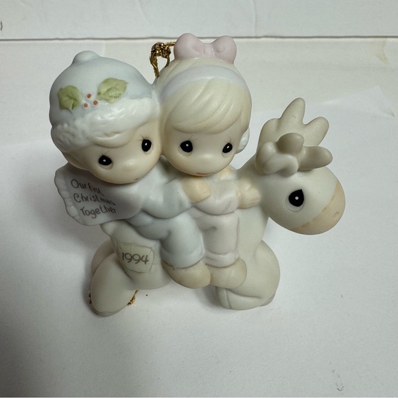 Vintage 1994 Enesco Precious Moments “Our 1st Christmas Together” ornament. - Picture 2 of 11